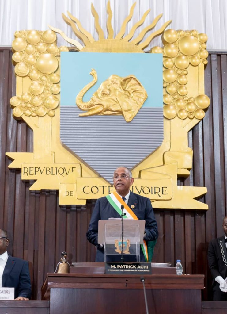 Côte d’Ivoire-AIP/ Patrick Achi salue « l'ouverture accrue » de l'Assemblée nationale sur le monde