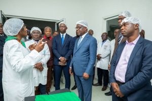 Côte d'Ivoire-AIP/ Le ministre Pierre Dimba visite les travaux de réhabilitation du CHU de Treichville et de l’ICA