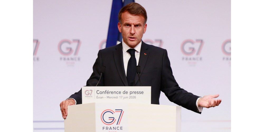 Côte d'Ivoire-AIP/Inter/ Sommet G7 d’Évian: Macron affiche l’unité des grandes puissances face à la Russie