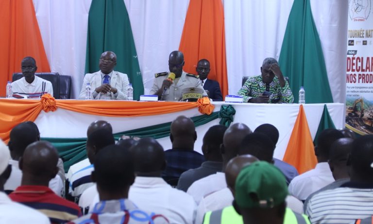 Côte d’Ivoire – AIP / Mines : les acteurs de l’exploitation minière à petite échelle du Haut-Sassandra appelés à déclarer leur production d’or