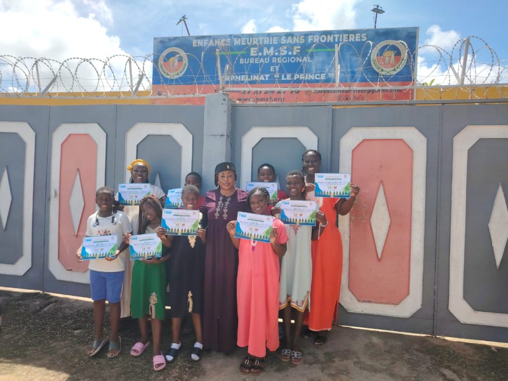 Côte d’Ivoire-AIP/ Dix enfants vulnérables de Grand-Bassam nommés ambassadeurs de la lutte contre l’immigration irrégulière