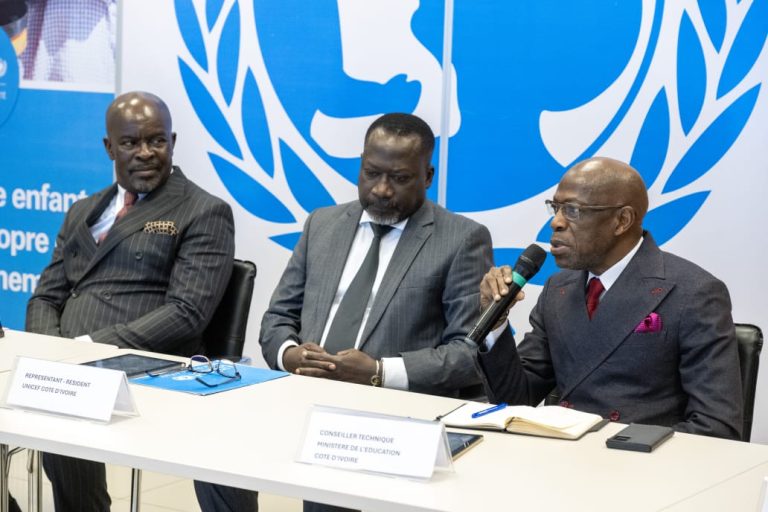AIP/ L’UNICEF partage l’expérience ivoirienne en matière de digitalisation de l’éducation avec la République centrafricaine
