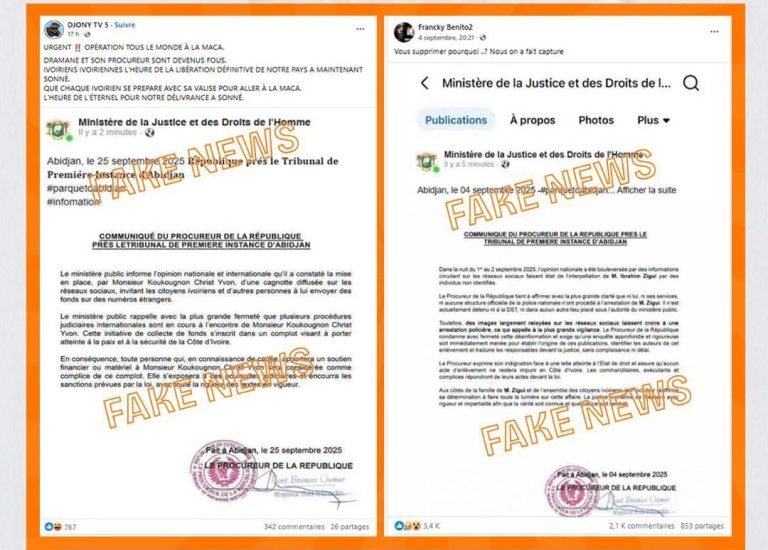Côte d’Ivoire-AIP/ L’ANSSI met en garde contre les générateurs de fausses publications utilisés pour diffuser de fausses informations