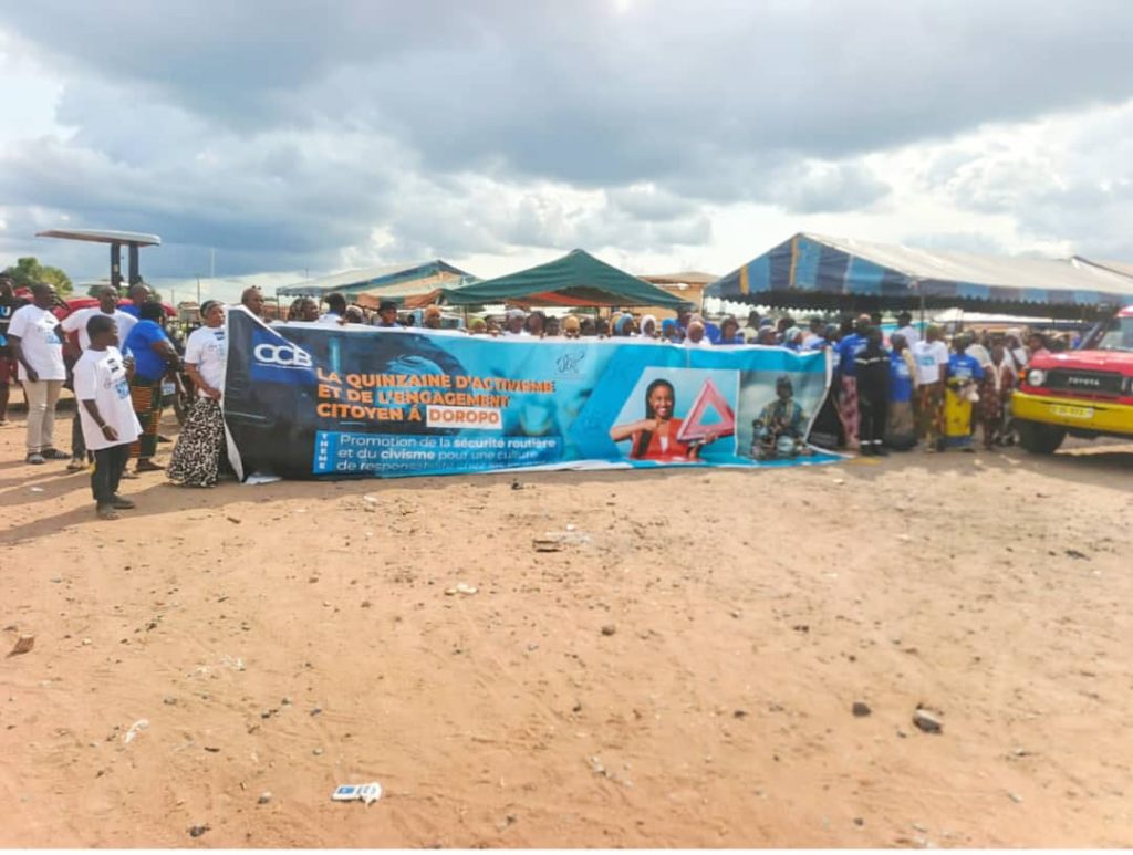 Côte d’Ivoire -AIP/ La quinzaine d’activisme et d’engagement citoyen lancée pour lutter contre l’incivisme routier à Doropo