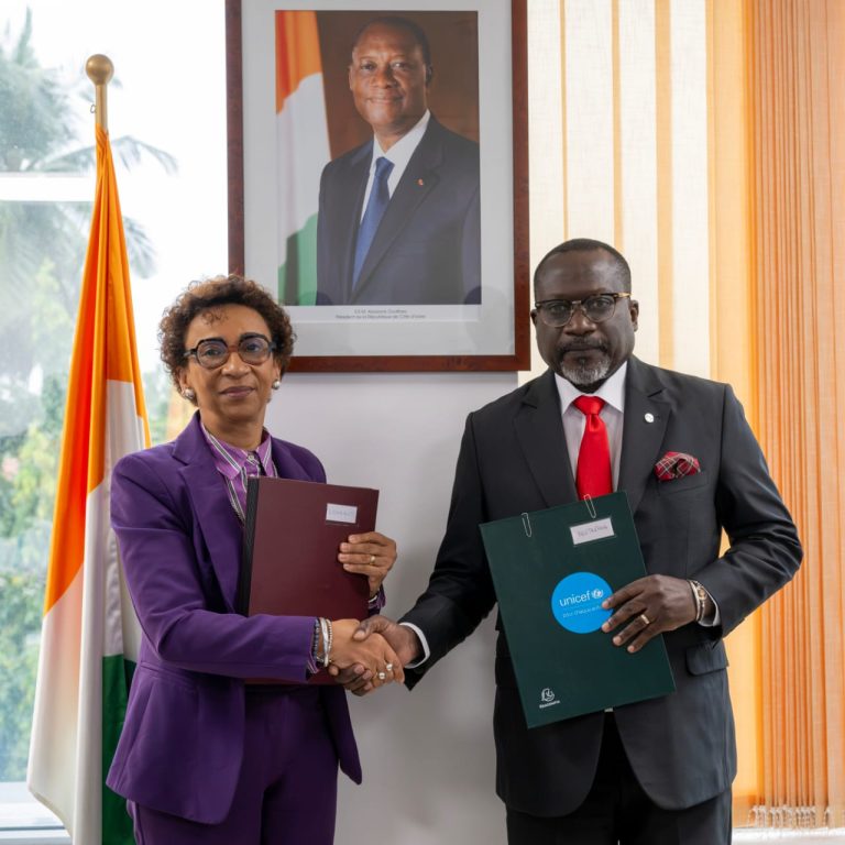 AIP/ Nutrition : la Côte d’Ivoire et l’UNICEF mobilisent 12 milliards FCFA pour accélérer la lutte contre la malnutrition