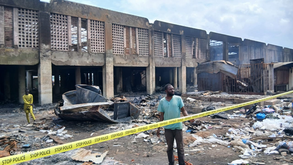 Côte d’Ivoire-AIP / L’incendie du grand marché de Bondoukou occasionne un préjudice provisoire de plus de 2,3 milliards de francs CFA