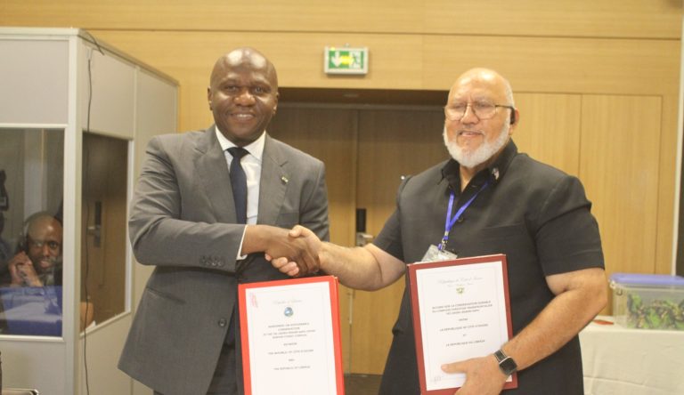 AIP/ La Côte d’Ivoire et le Liberia signent un accord bilatéral sur la gestion durable du complexe transfrontalier Taï-Grebo-Krahn-Sapo