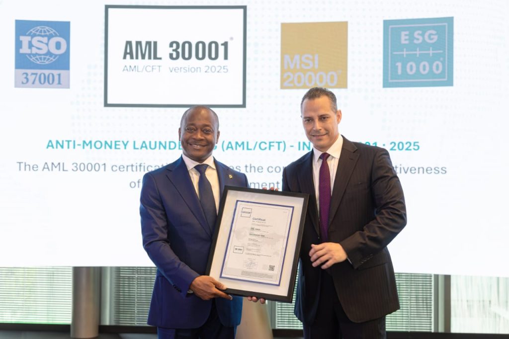 Côte d’Ivoire-AIP/ Certification MSI 20000 : une banque ivoirienne voit sa solidité financière confirmée à Paris