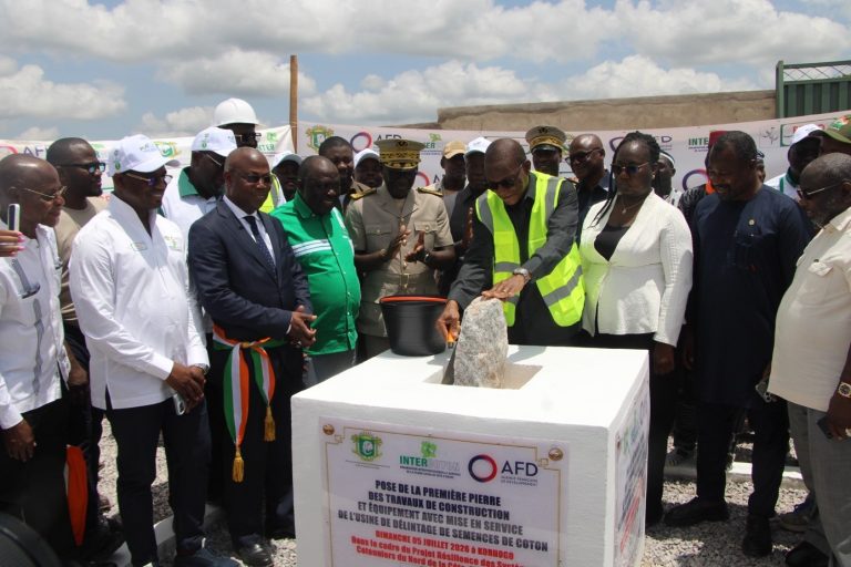 Côte d’Ivoire-AIP/ INTERCOTON lance deux projets structurants pour moderniser durablement la filière coton