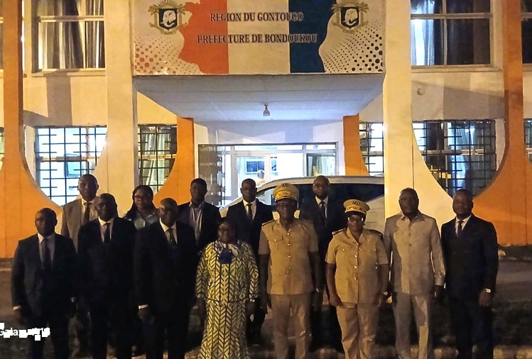 Côte d’Ivoire-AIP / Une mission de la Primature à Bondoukou pour constater et inventorier les biens du district autonome du Zanzan
