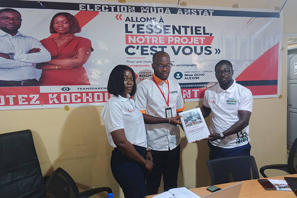 AIP/ Un candidat à la présidence de la mutuelle des agents de l’ANSAT de Côte d’Ivoire expose sa vision à Gagnoa 
