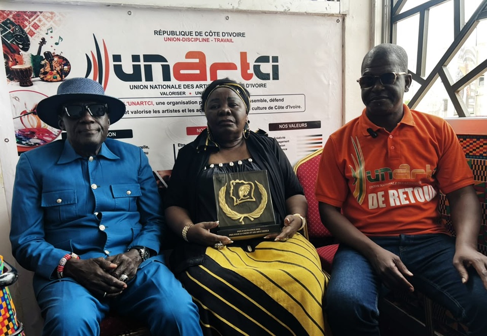 Côte d’Ivoire-AIP/ L’UNARTCI rend hommage à Thérèse Taba, lauréate du Prix national d’excellence 2026 pour le cinéma et les arts visuels