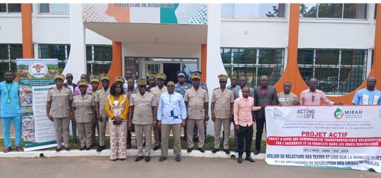 Côte d’Ivoire-AIP/ Transhumance du betail : un atelier pour renforcer les mécanismes de prévention des conflits dans le Gontougo