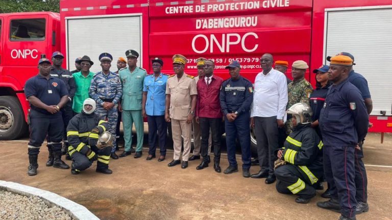 Côte d’Ivoire-AIP/Abengourou : un camion incendie tout terrain de 10 000 litres pour renforcer les capacités de l’ONPC