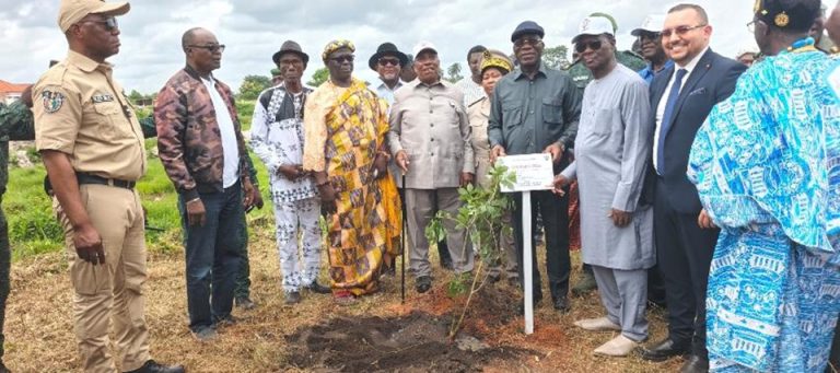 Côte d’Ivoire-AIP/ Environnement : Jacques Assahoré lance une opération de planting d’arbres à Boukébo