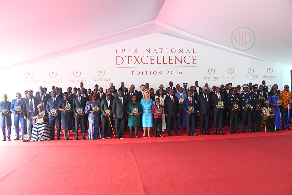 Côte d'Ivoire-AIP/ Prix national d'excellence 2026: les lauréats s'engagent à demeurer des modèles de mérite et d'excellence