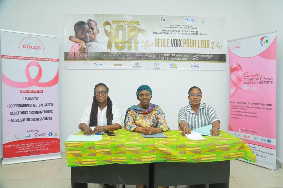 Côte d’Ivoire-AIP/ La COLCC annonce la campagne "Septembre en Or 2026" contre les cancers pédiatriques