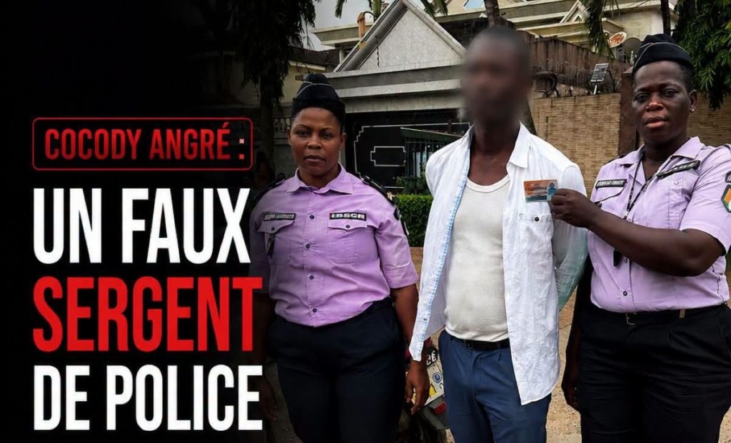 Côte d’Ivoire-AIP/ Un homme interpellé pour usurpation présumée de titre de policier à Cocody Angré