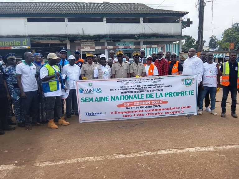 Côte d’Ivoire-AIP/ Les autorités appellent les populations à faire de la salubrité un réflexe quotidien dans le Sud-Comoé