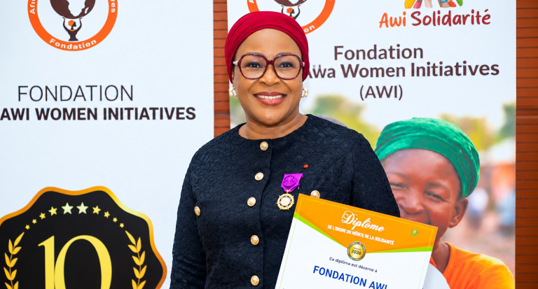 Côte d’Ivoire-AIP/ La Fondation AWI distinguée pour dix années d’engagement en faveur des communautés vulnérables