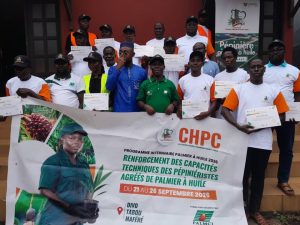 Côte d’Ivoire-AIP/Tabou : les pépiniéristes agréés s’engagent à améliorer la qualité des plants de palmier à huile