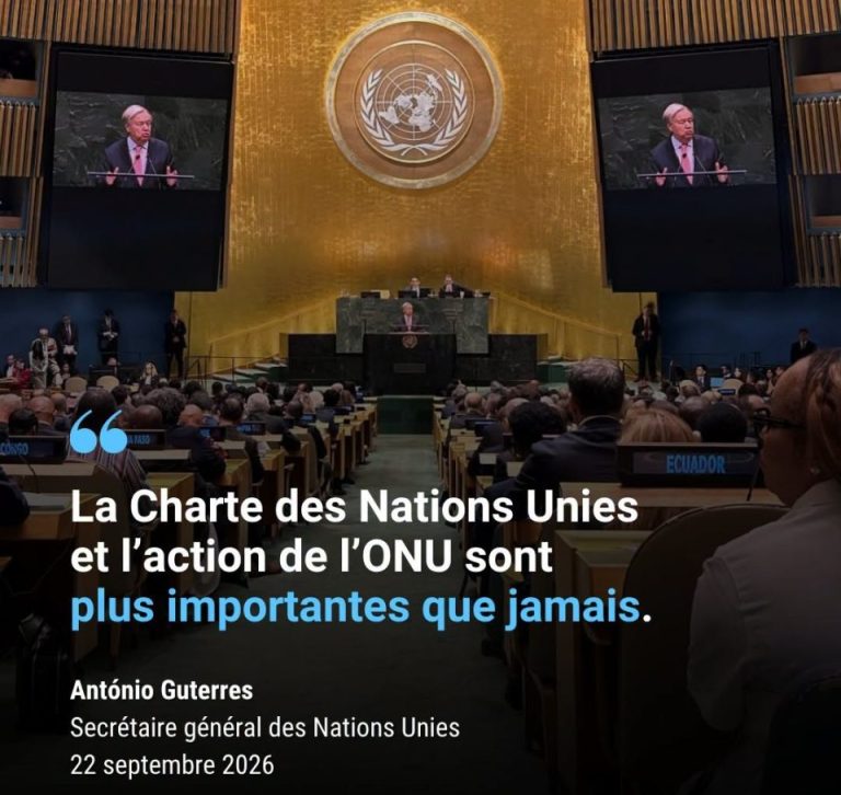 Côte d’Ivoire-AIP/Inter/ António Guterres réaffirme le rôle indispensable de l’ONU face aux défis mondiaux