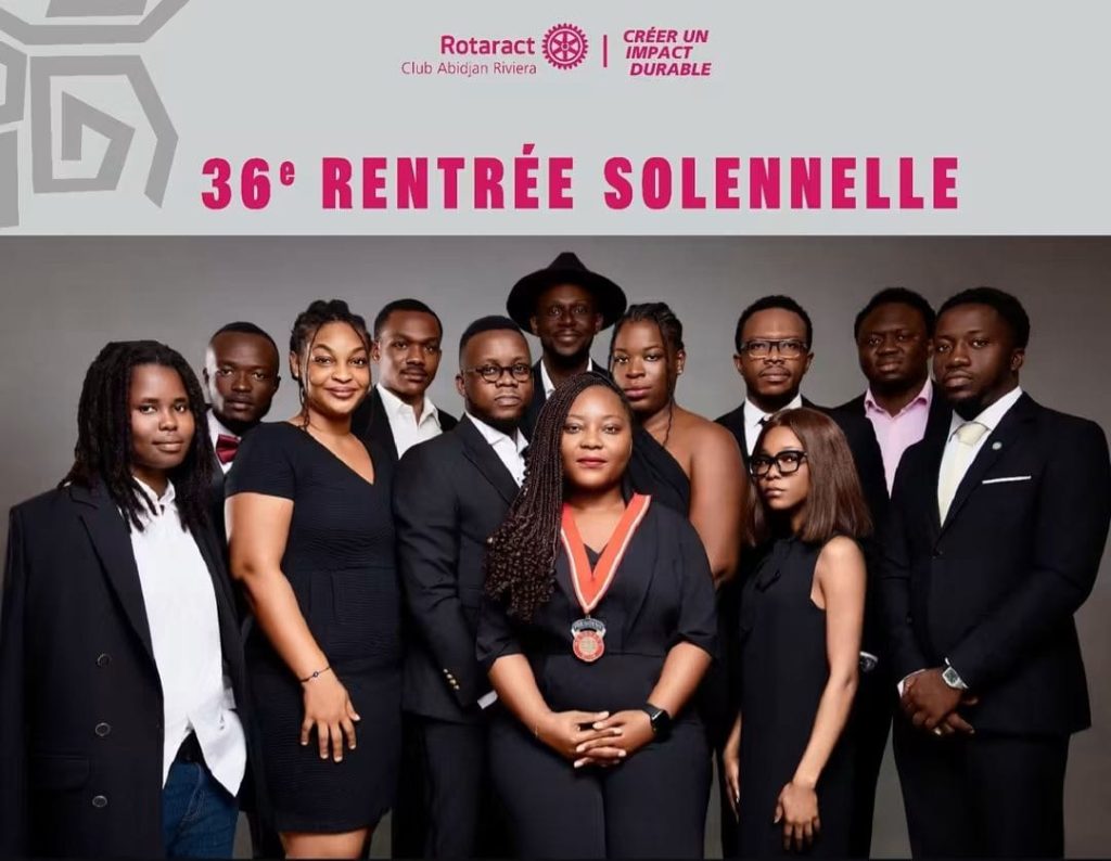 Côte d’Ivoire-AIP/Rotaract: la 36ᵉ rentrée solennelle du Club Abidjan Riviera placée sous le signe du retour aux fondamentaux
