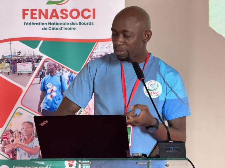 Côte d’Ivoire-AIP/Journée internationale de la langue des signes : La FENASOCI appelle les journalistes à bannir le terme « sourd-muet »