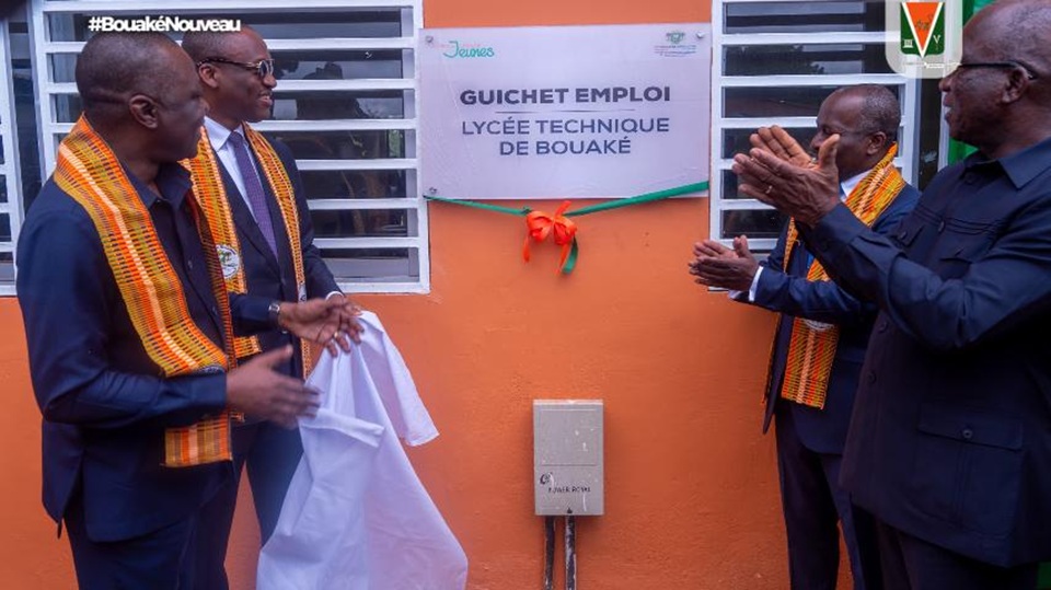 Côte d’Ivoire-AIP/ Le guichet emploi du lycée technique de Bouaké officiellement ouvert