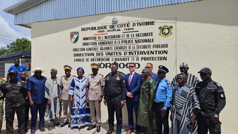Côte d’Ivoire-AIP/ Les Etats-Unis réhabilitent les locaux de la FRAP de Korhogo pour renforcer les capacités antiterroristes