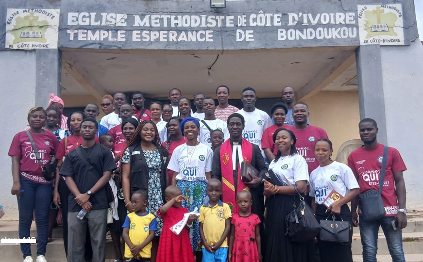 Côte d’Ivoire-AIP/ Les jeunes méthodistes invités à porter haut le flambeau de leur communauté à Bondoukou 