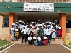 Côte d'Ivoire-AIP/ Plus de 80 jeunes reçoivent leurs diplômes de fin de stage à Aboisso