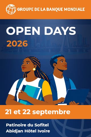 Côte d’Ivoire-AIP/ Le Groupe de la Banque mondiale organise ses Open Days les 21 et 22 septembre à Abidjan
