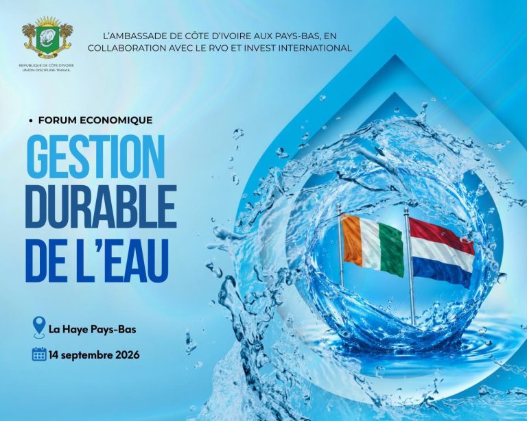 AIP/Gestion durable de l’eau: la Côte d’Ivoire et les Pays-Bas explorent de nouvelles opportunités d’affaires