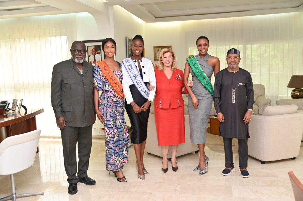 AIP/ La Première dame reçoit Miss Côte d’Ivoire 2025 et salue son parcours à Miss World 2026