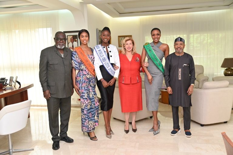 AIP/ La Première dame reçoit Miss Côte d’Ivoire 2025 et salue son parcours à Miss World 2026