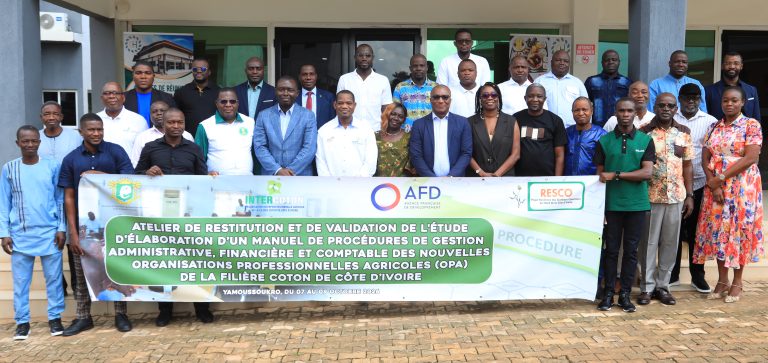 Côte d’Ivoire-AIP/ Projet RESCO: Un manuel de procédures pour améliorer la gestion des coopératives cotonnières