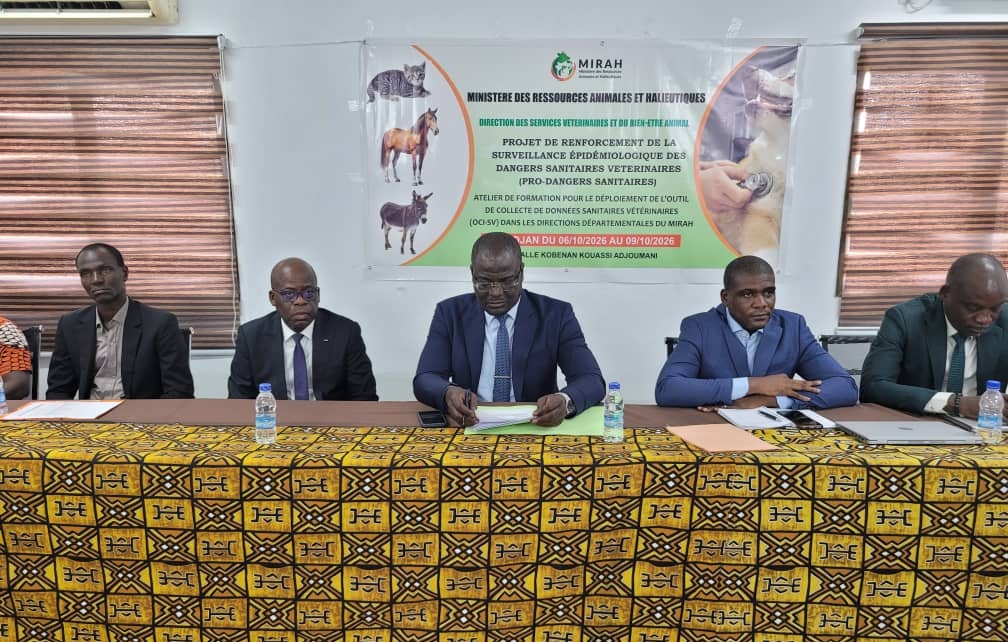 Côte d’Ivoire-AIP/ Le MIRAH déploie un outil numérique pour renforcer la surveillance des maladies animales