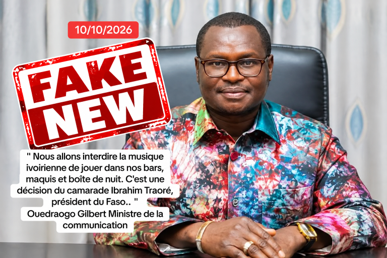AIP-Fact-checking/ Faux, le Burkina Faso n’a pas interdit la musique ivoirienne dans ses espaces de loisirs