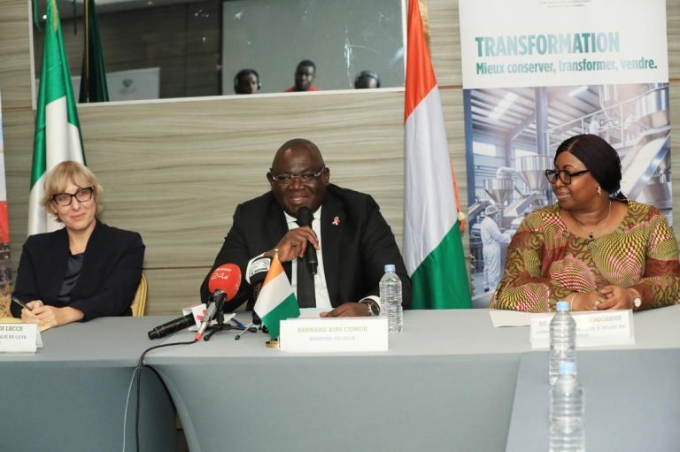 Côte d’Ivoire-AIP/ Bernard Kini-Komoé présente 30 projets vivriers aux investisseurs italiens pour renforcer la souveraineté alimentaire