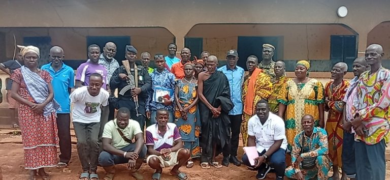 Côte d’Ivoire-AIP/ La cellule civilo-militaire de Bondoukou poursuit la sensibilisation contre l’orpaillage illégal