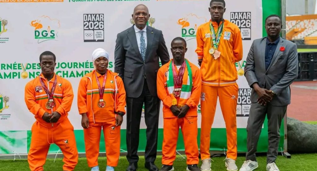 Côte d’Ivoire-AIP/ Un total 214 médailles remportées par les athlètes ivoiriens de juin à octobre 2026
