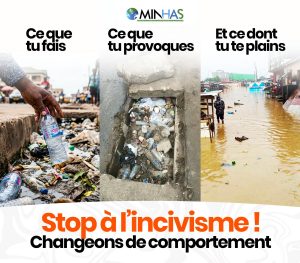Côte d’Ivoire-AIP/ Le MINHAS appelle à des comportements responsables pour préserver les ouvrages de drainage