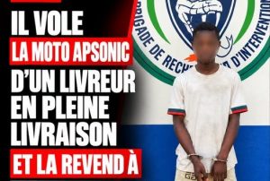 Côte d'Ivoire-AIP/ Un suspect interpellé après le vol et la revente d’une moto de livreur à 60 000 FCFA à Abidjan
