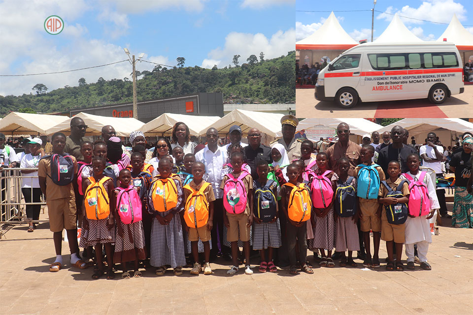 Côte d’Ivoire-AIP/Tonkpi : l’ONG UNAM renforce les capacités du CHR de Man et soutient la rentrée scolaire de 5.000 élèves