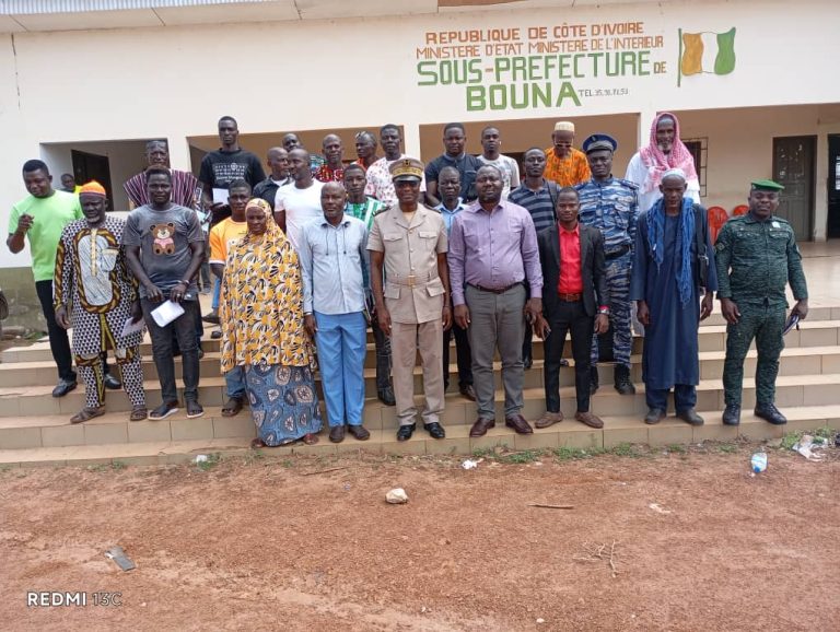 Côte d’Ivoire-AIP/ Une deuxième réunion de sensibilisation contre l’orpaillage illégal organisée à Bouna